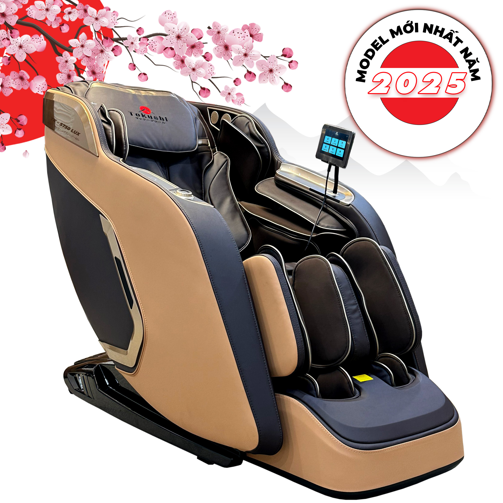 GHẾ MASSAGE SIÊU CẤP TOKUSHI  TK - S750 LUX