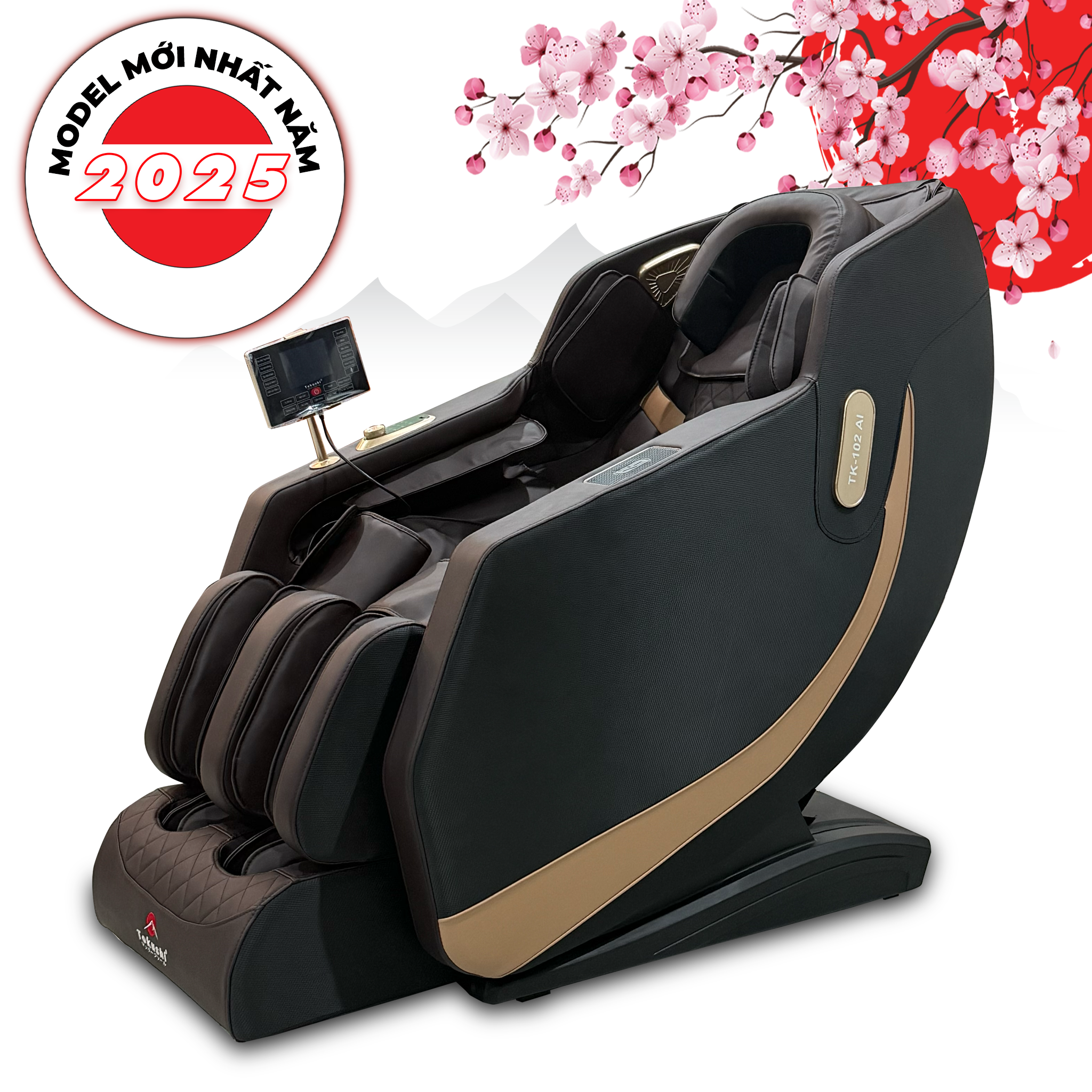 GHẾ MASSAGE CAO CẤP TOKUSHI TK - 102 - AI 